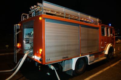 Esslingen-Zell: Brandwache am ausgebrannten Haus